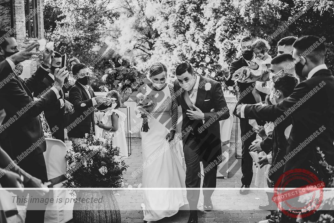Álbum de boda. Fotografía en Blanco y Negro. Imágenes del Enlace matrimonial