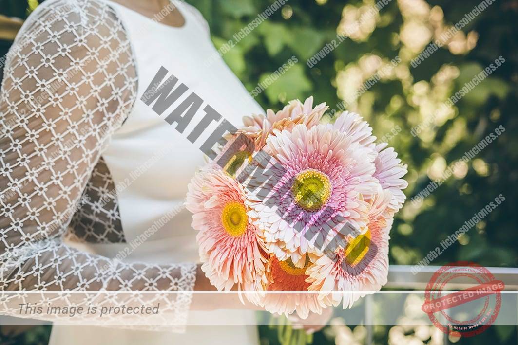 Fotografía de Alta calidad del ramo de flores de la novia